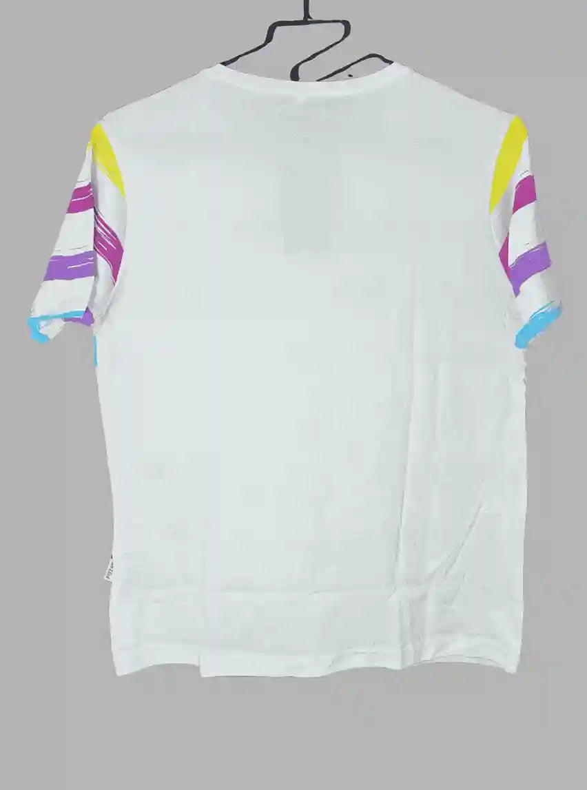 Multi-Color Striped Round Neck T-Shirt for Men – Boer and Fitch