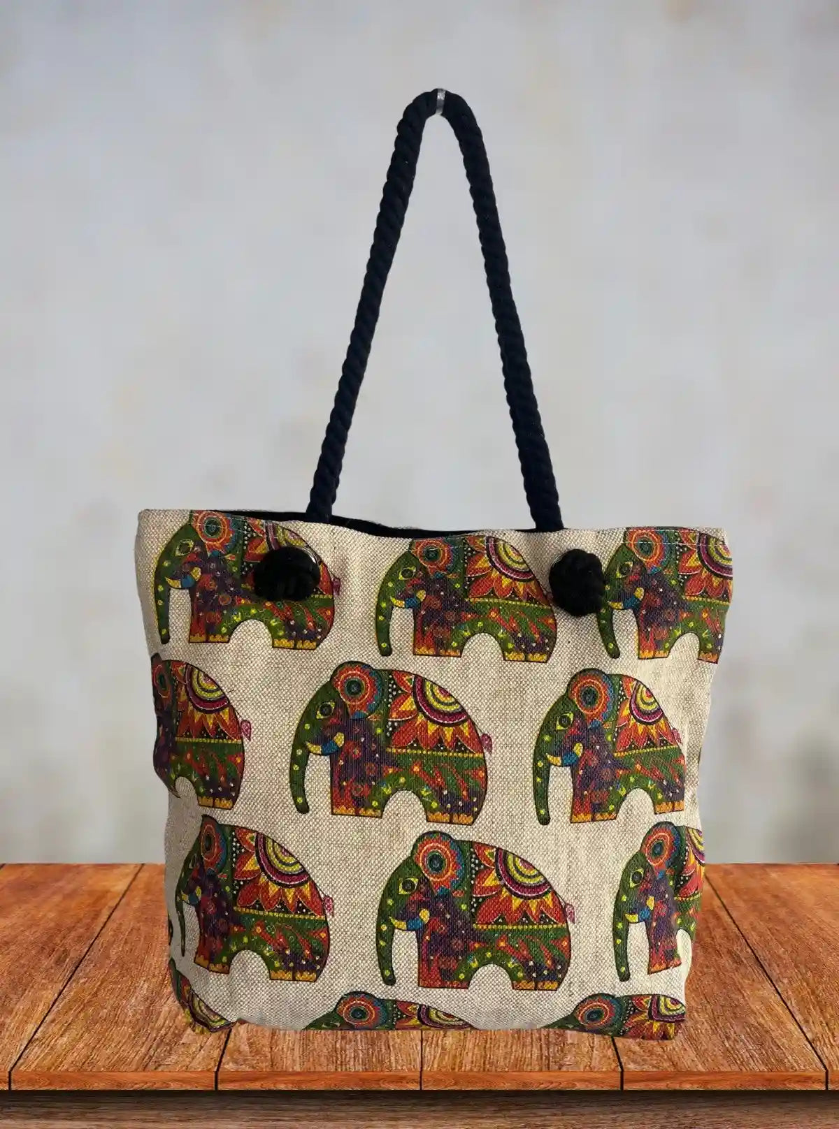 Stylish Mandala Elephant Printed Canvas Bag – Boho Chic Tote by Boer and Fitch | Buy Online at  Boer and Fitch