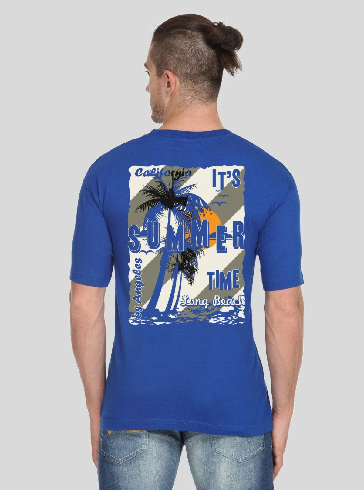Men’s Royal Blue Beach Vibes Tee | Boer and Fitch 