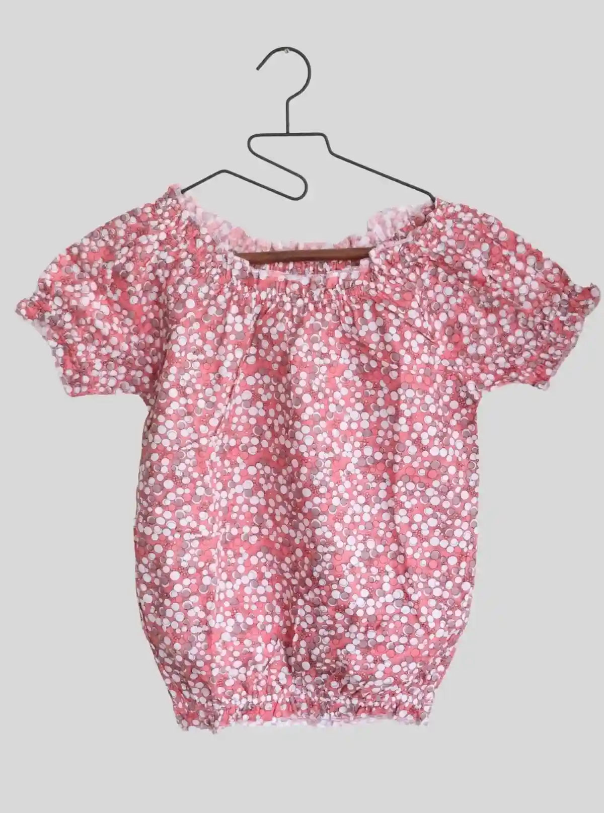 Women’s All-Over Printed Top with Frilled Neck – Chic & Feminine | Boer & Fitch | Buy Online at  Boer and Fitch