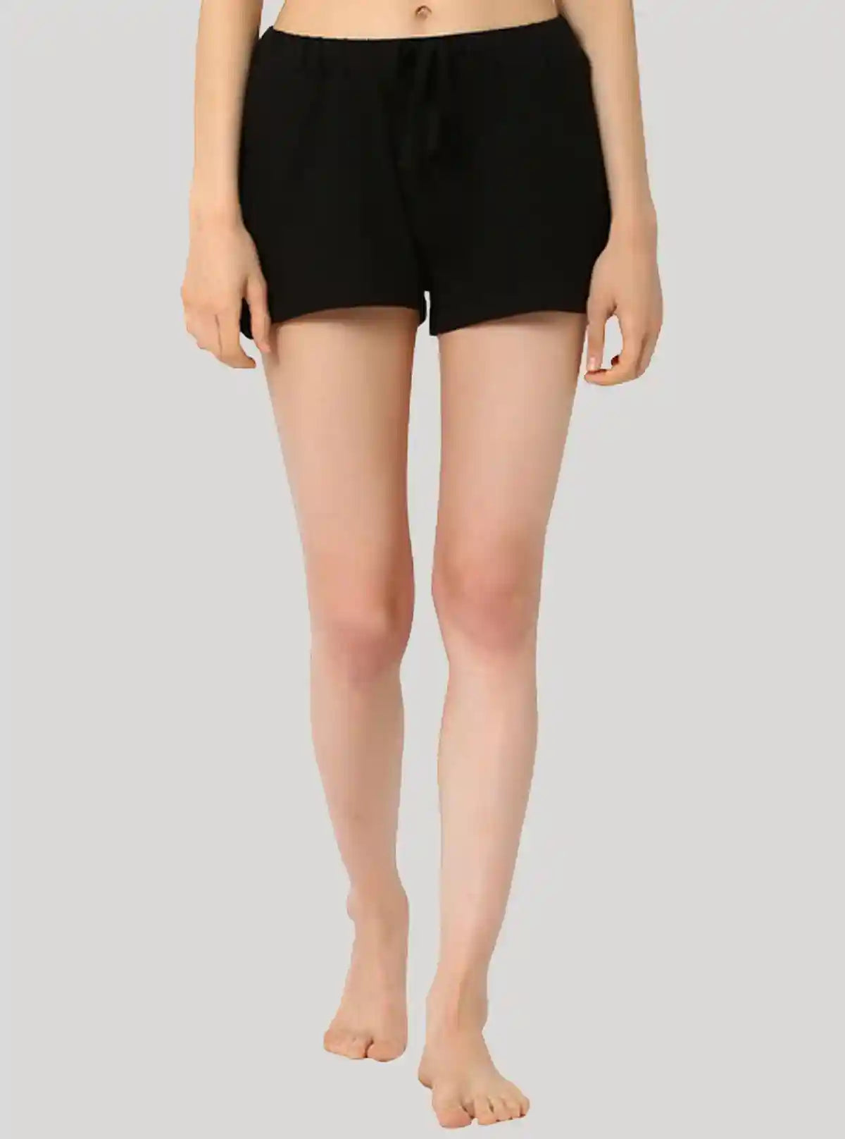 Women’s Black Cotton Shorts – Comfortable & Versatile | Boer & Fitch | Buy Online at  Boer and Fitch