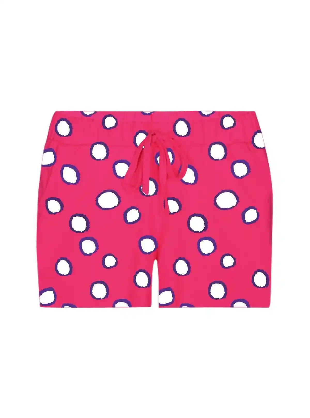 Women’s Coral & White Graphic Cotton Jersey Shorts – Soft, Bold & Stylish Fit | Buy Online at  Boer and Fitch