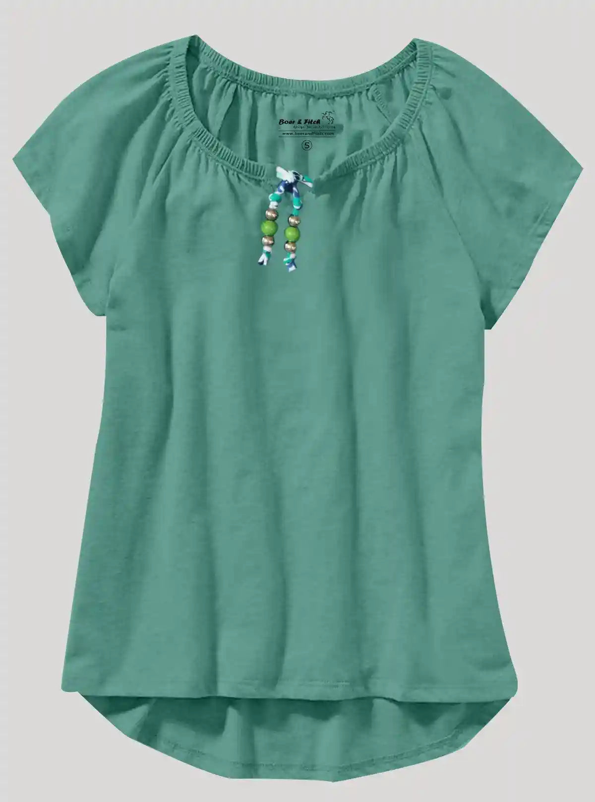 Women’s Dusted Green Pleated Top – Elegant & Comfortable | Boer & Fitch | Buy Online at  Boer and Fitch