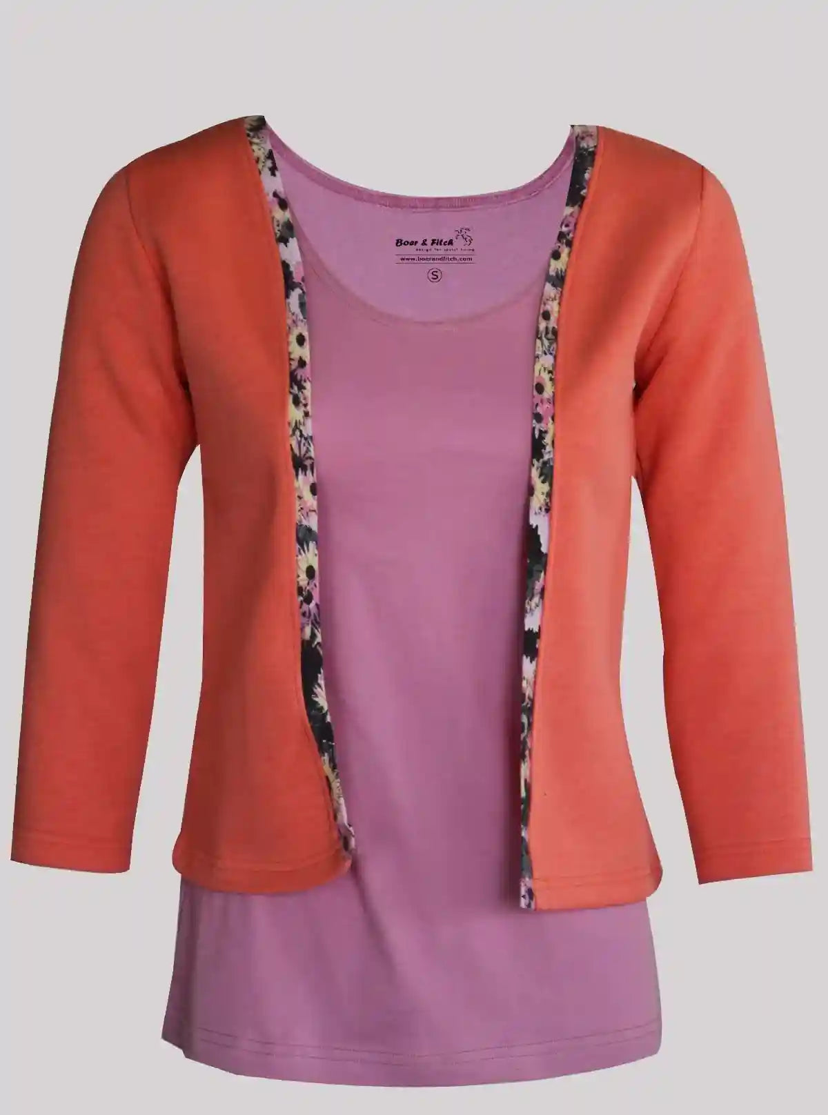 Women’s Fuschia Contrast Fleece Top – Cozy & Trendy | Boer & Fitch | Buy Online at  Boer and Fitch