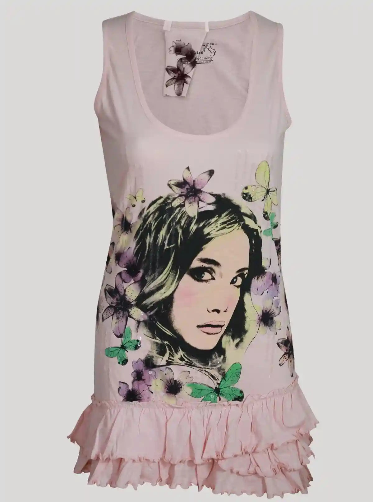 Women’s Graphic Face Print Sleeveless Top – Trendy & Comfortable | Boer & Fitch | Buy Online at  Boer and Fitch