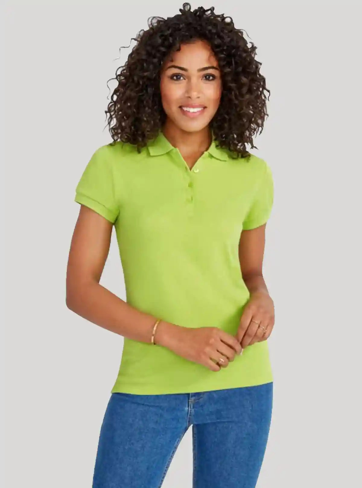 Women’s Lime Green Pique Polo T-Shirt – Stylish & Comfortable | Boer & Fitch | Buy Online at  Boer and Fitch