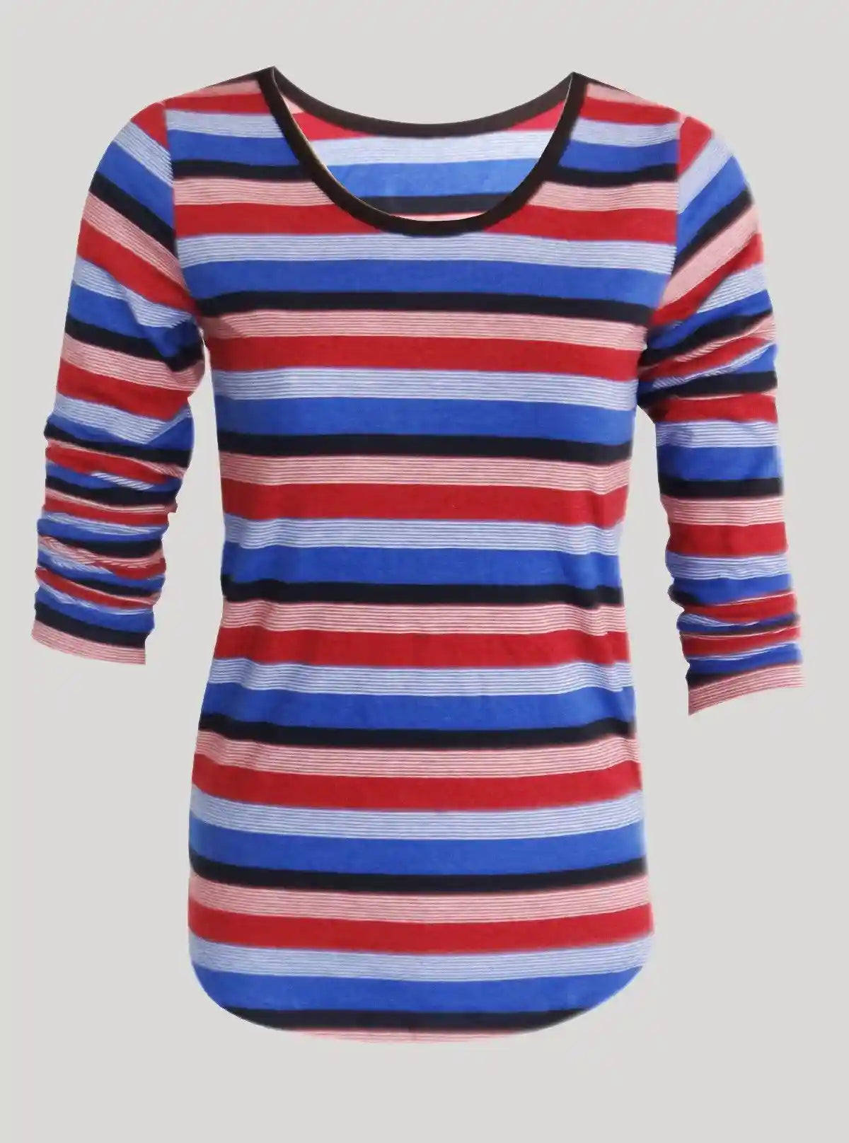 Women’s Multicolor Striped Top – Vibrant & Stylish | Boer & Fitch | Buy Online at  Boer and Fitch