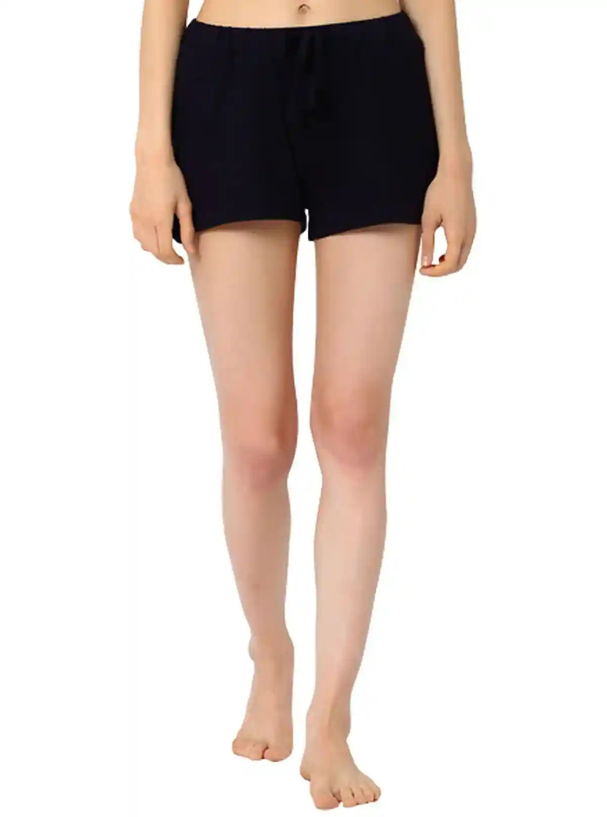 Women’s Navy Cotton Jersey Shorts – Soft, Classic & Everyday Essential | Buy Online at  Boer and Fitch