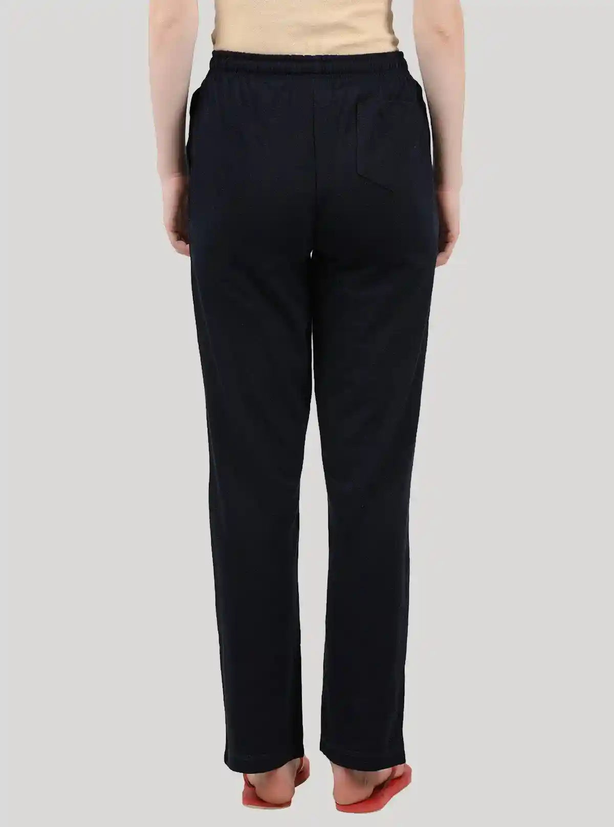 Women’s Navy Lounge Pant in Cotton Fleece Knit – Cozy Everyday Wear | Buy Online at  Boer and Fitch