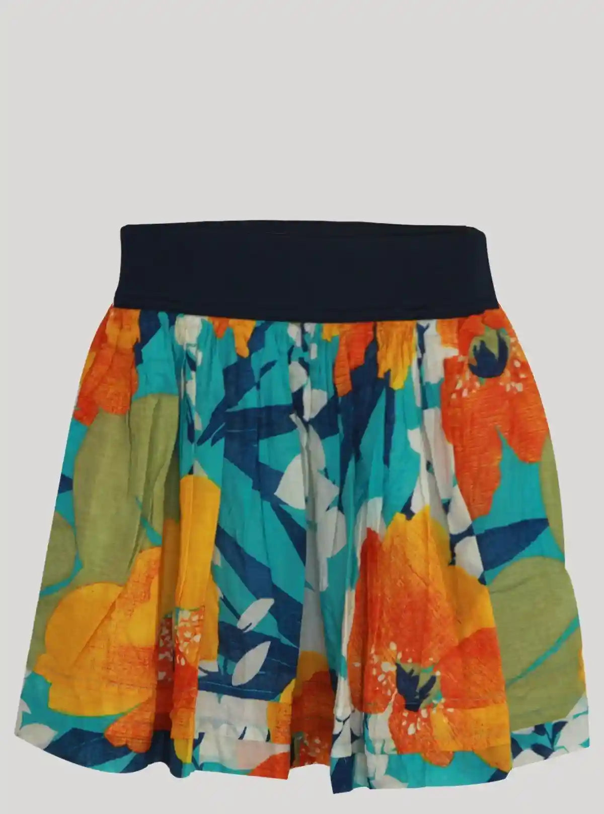Women’s Orange Contrast Floral Short Skirt – Trendy & Chic | Boer & Fitch | Buy Online at  Boer and Fitch