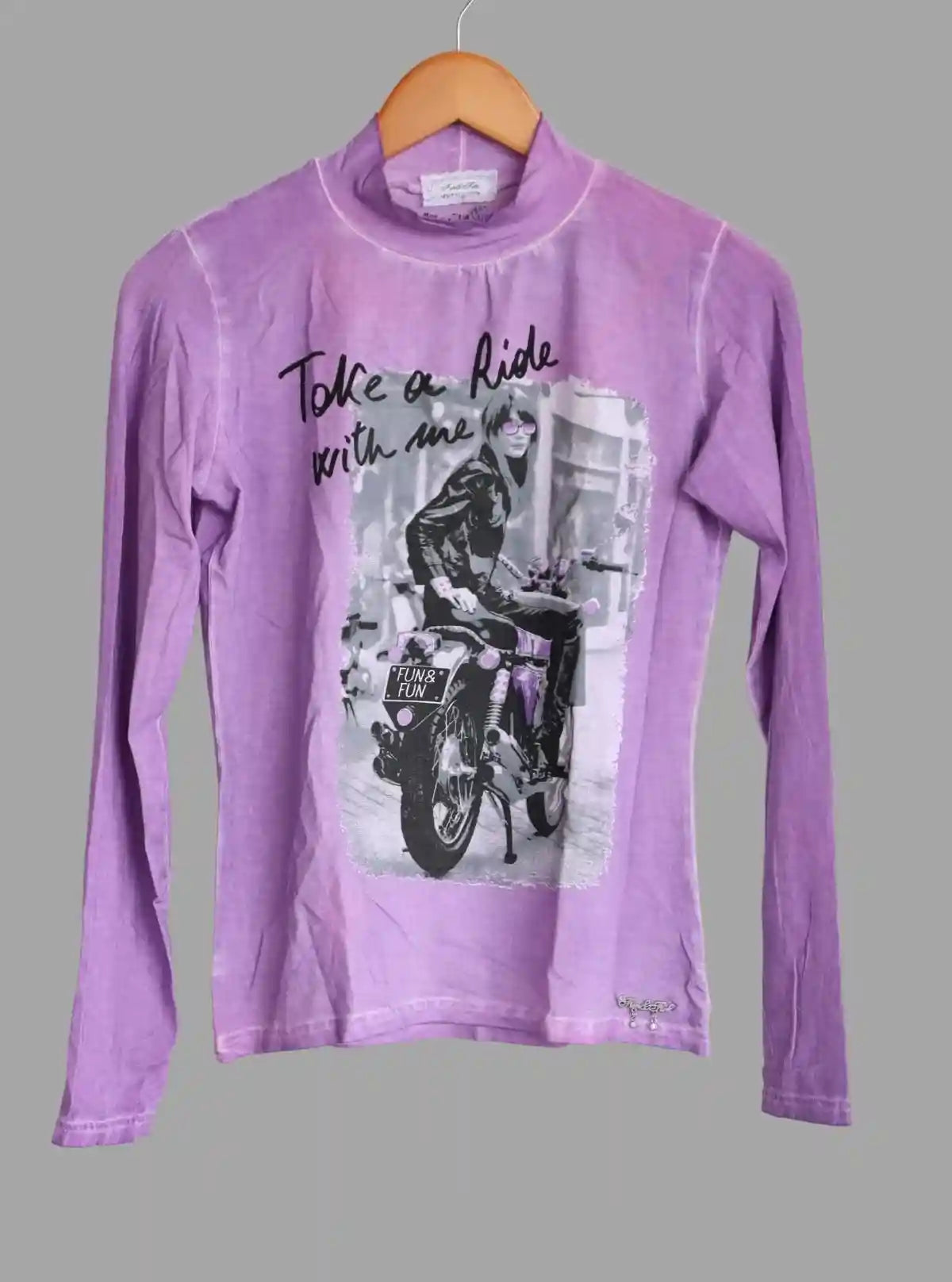 Women’s Pink Biker Printed Top – Trendy & Comfortable | Boer & Fitch | Buy Online at  Boer and Fitch