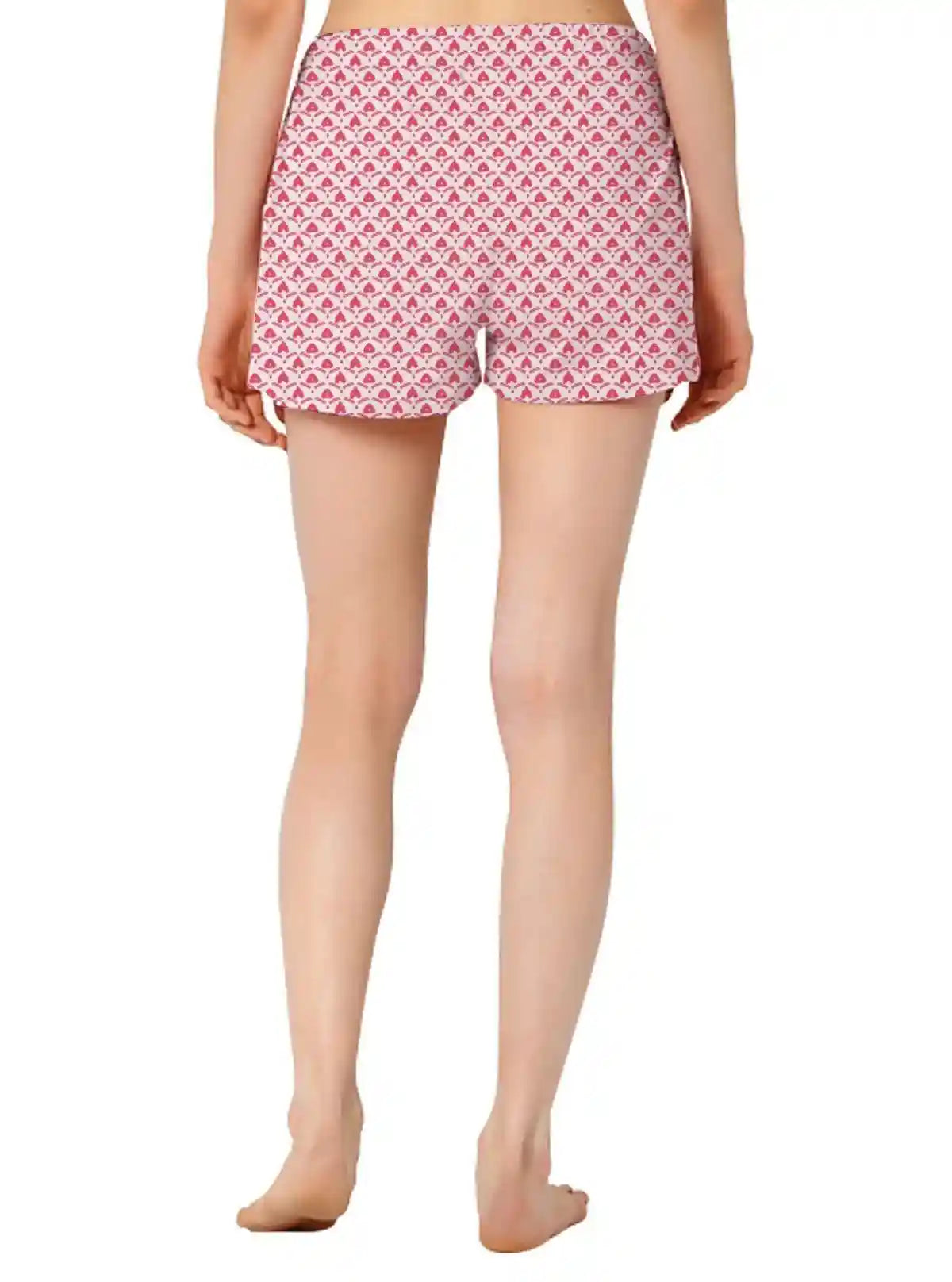 Women’s Pink Floral Printed Cotton Shorts – Soft & Stylish | Boer & Fitch | Buy Online at  Boer and Fitch