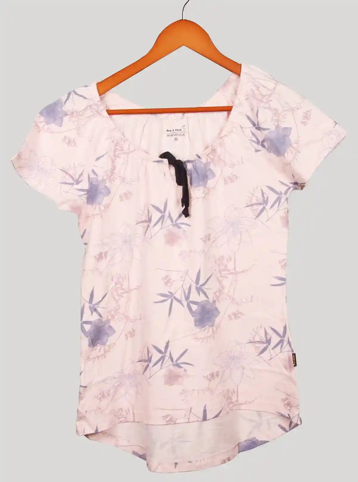 Women’s Pleated Pink Floral Top – Stylish & Comfortable | Boer & Fitch | Buy Online at  Boer and Fitch