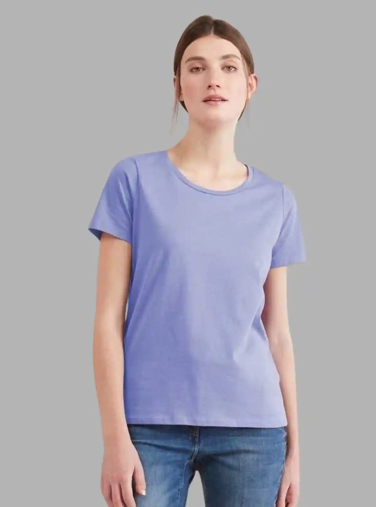 Women’s Purple Crew Neck T-Shirt – Casual & Comfortable | Boer & Fitch | Buy Online at  Boer and Fitch