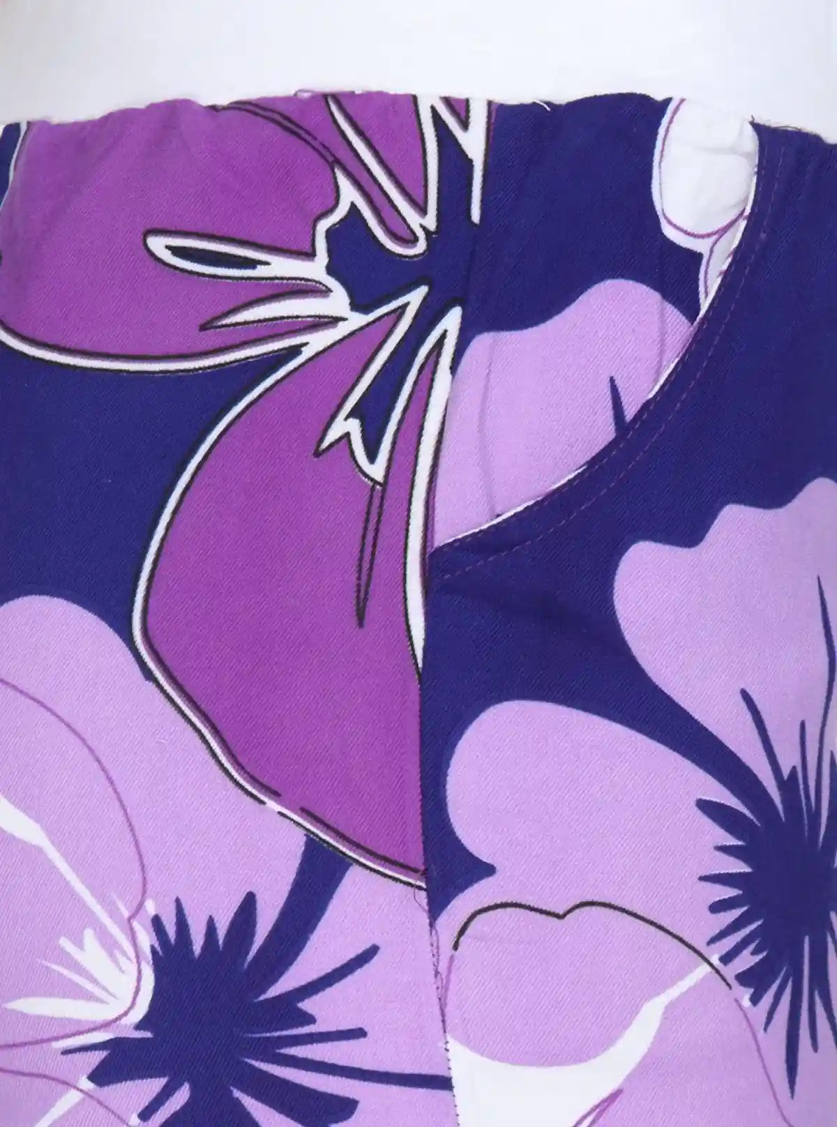 Women’s Purple Floral Cotton Woven Knit Shorts – Soft, Breezy & Stylish Fit | Buy Online at  Boer and Fitch