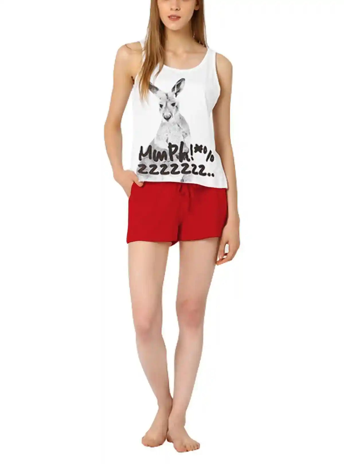 Women’s Red Cotton Jersey Shorts – Bold, Soft & Effortlessly Comfortable | Buy Online at  Boer and Fitch