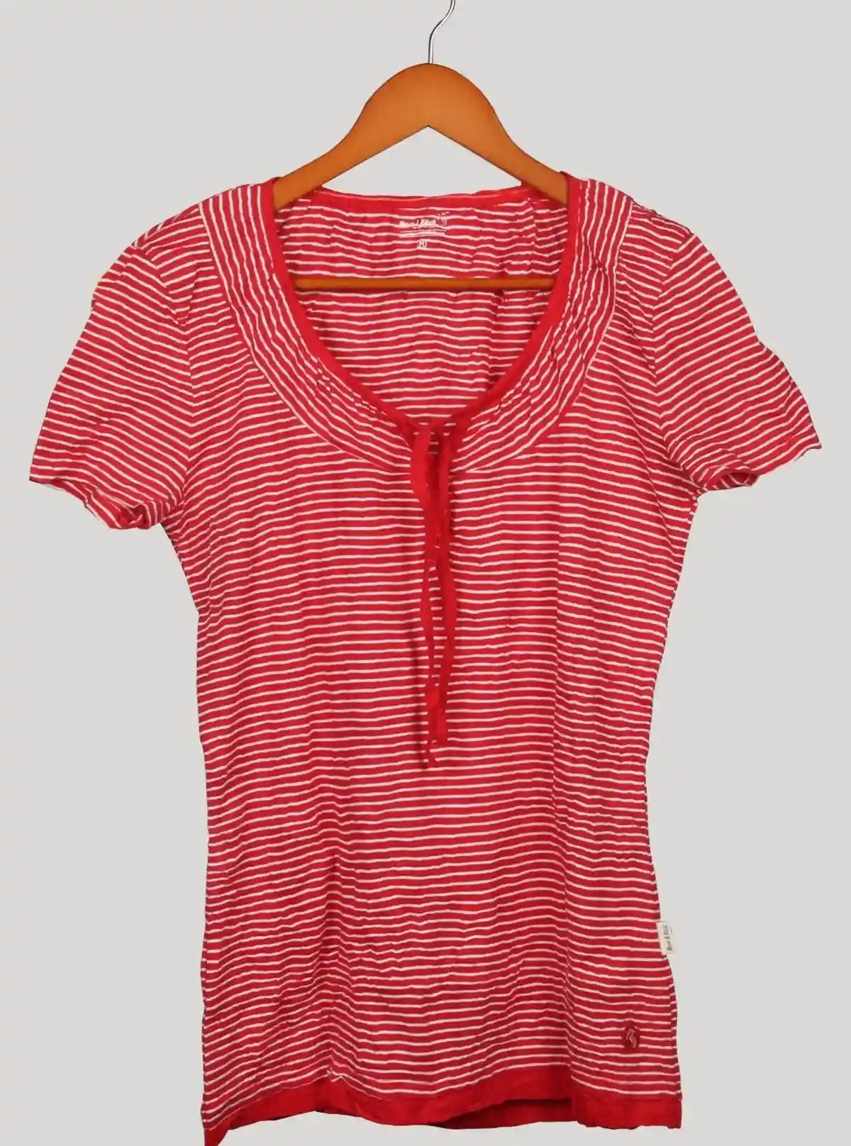 Women’s Red Striped Crushed Top – Trendy & Comfortable | Boer & Fitch | Buy Online at gep32c-qs.myshopify.com