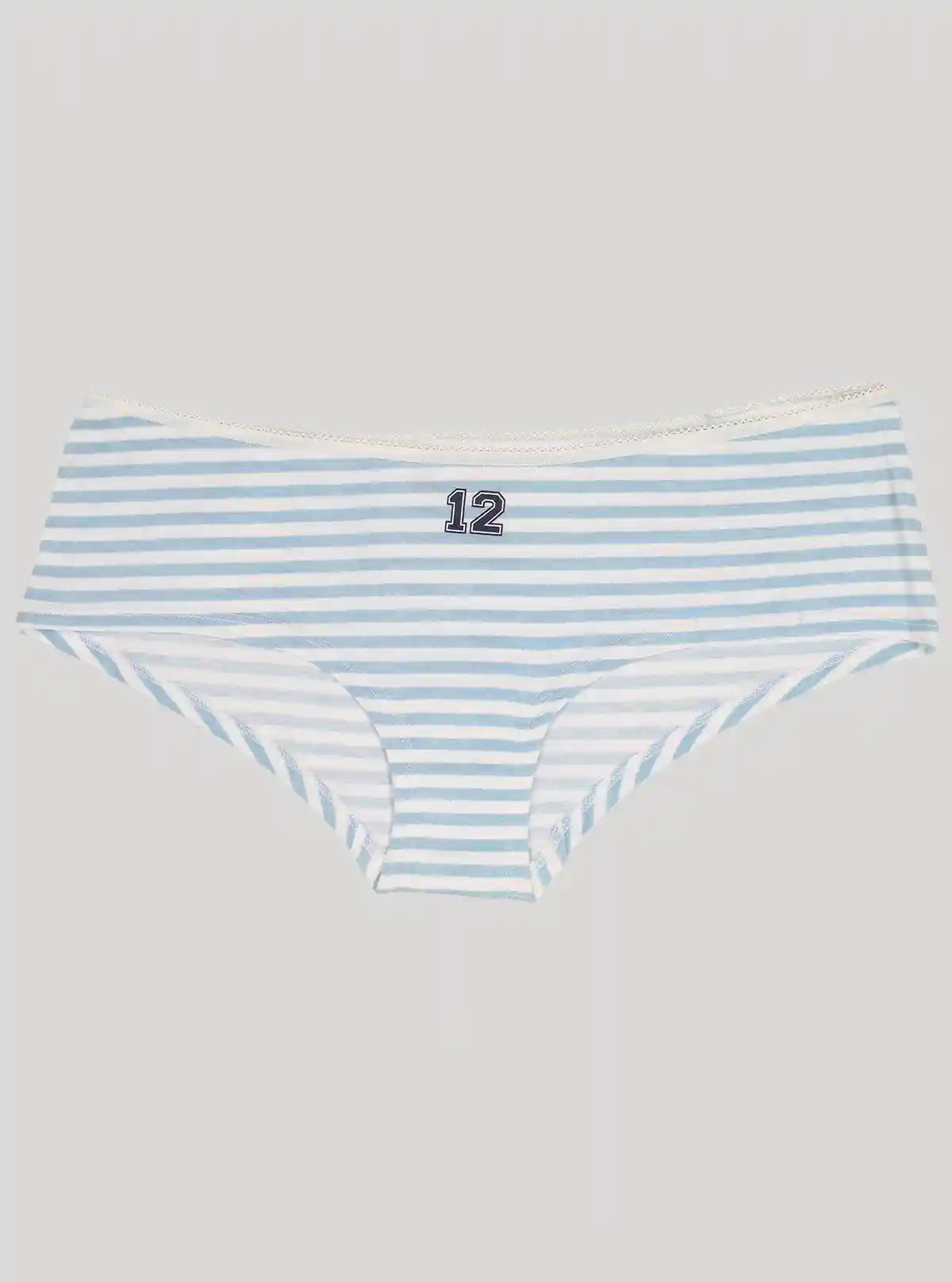 Women’s Sky Blue Striped Panty – Comfortable & Stylish Lingerie | Boer & Fitch | Buy Online at  Boer and Fitch