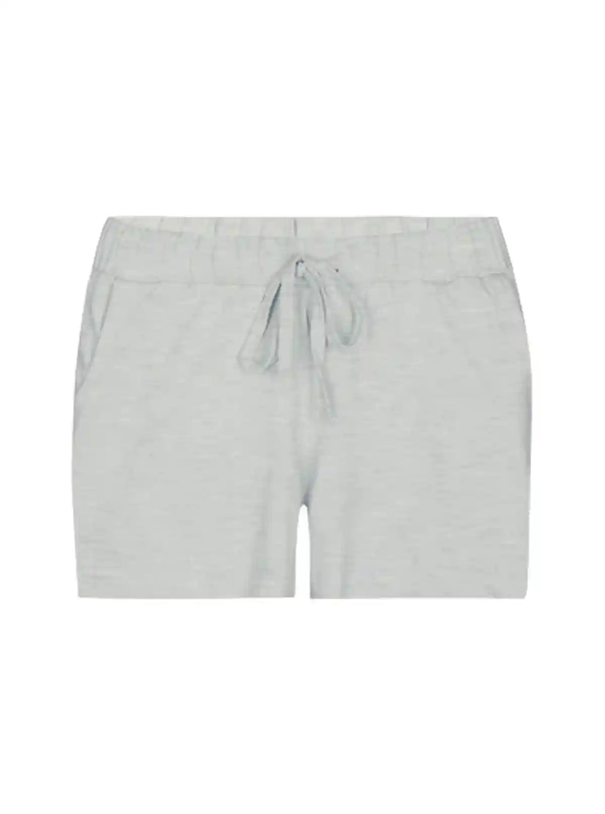 Women’s White Melange Cotton Jersey Shorts – Soft, Minimal & All-Day Comfort | Buy Online at  Boer and Fitch