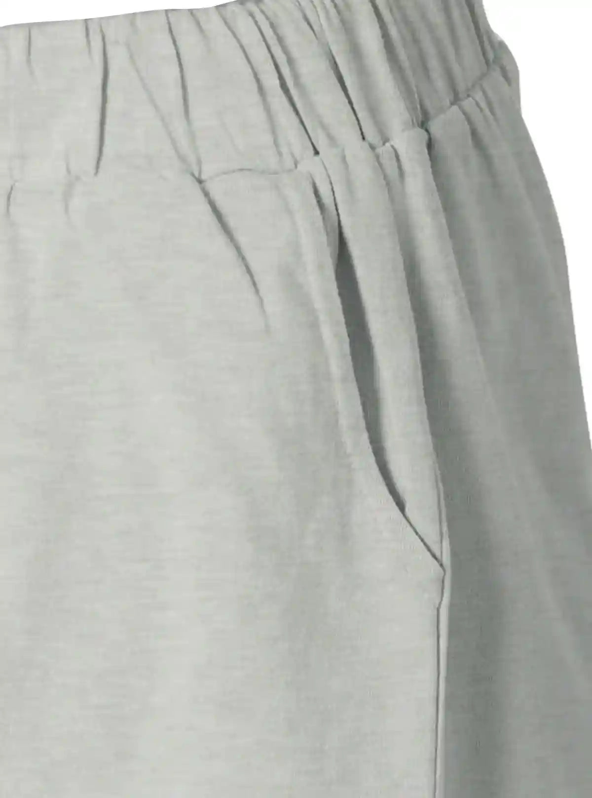 Women’s White Melange Cotton Jersey Shorts – Soft, Minimal & All-Day Comfort | Buy Online at  Boer and Fitch