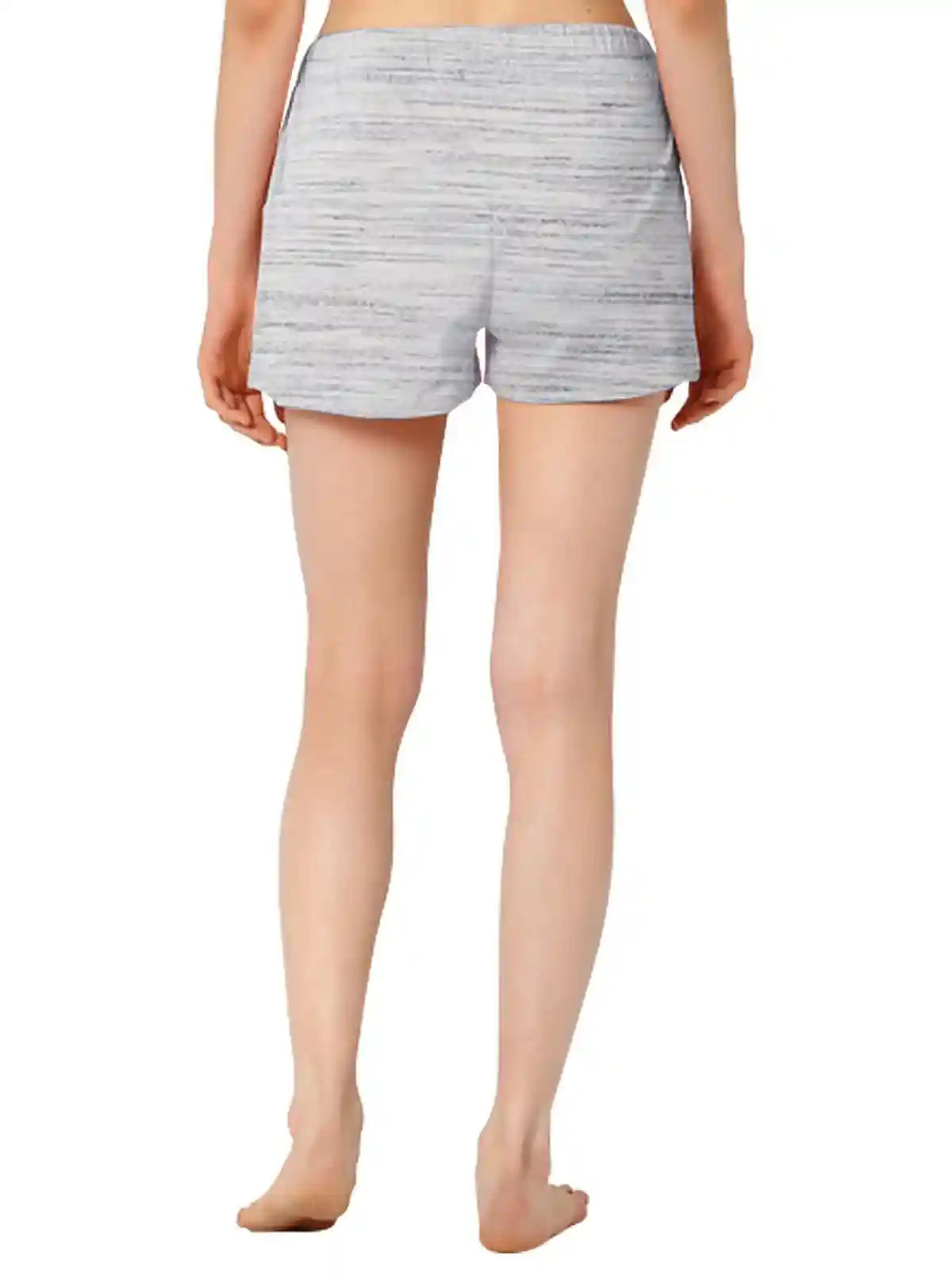 Women’s White Self-Design Cotton Jersey Knit Shorts – Elegant & Everyday Comfort | Buy Online at  Boer and Fitch