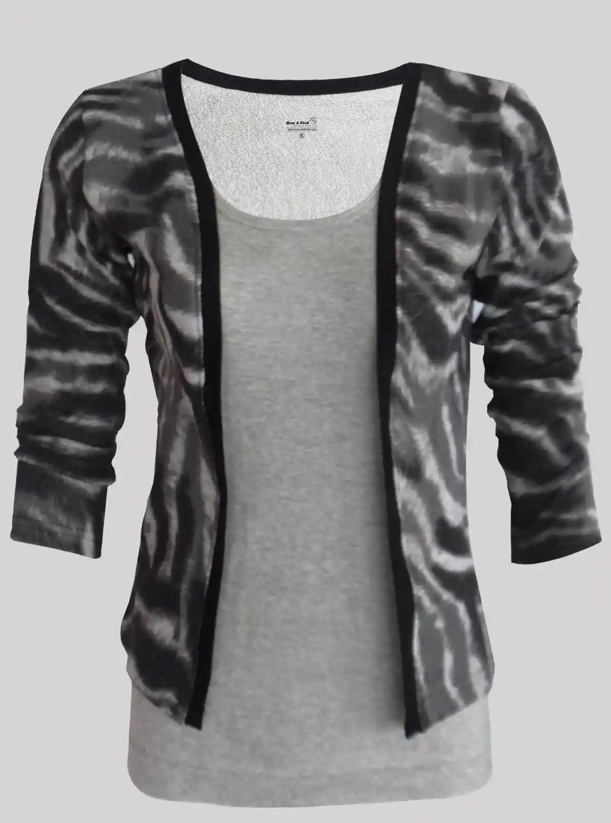 Women’s Zebra Skin Printed Fleece Top – Stylish & Cozy | Boer & Fitch | Buy Online at  Boer and Fitch