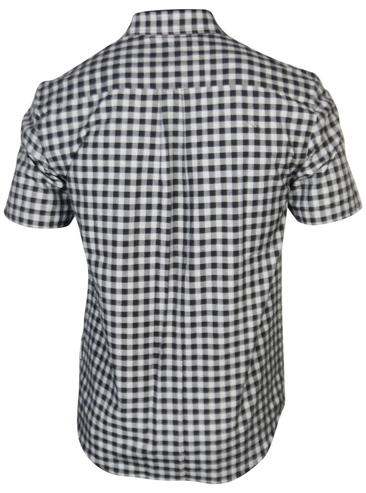 Black Checked Regular Fit Half Sleeve Shirt for Men – Casual Style by Boer and Fitch - Boer and Fitch