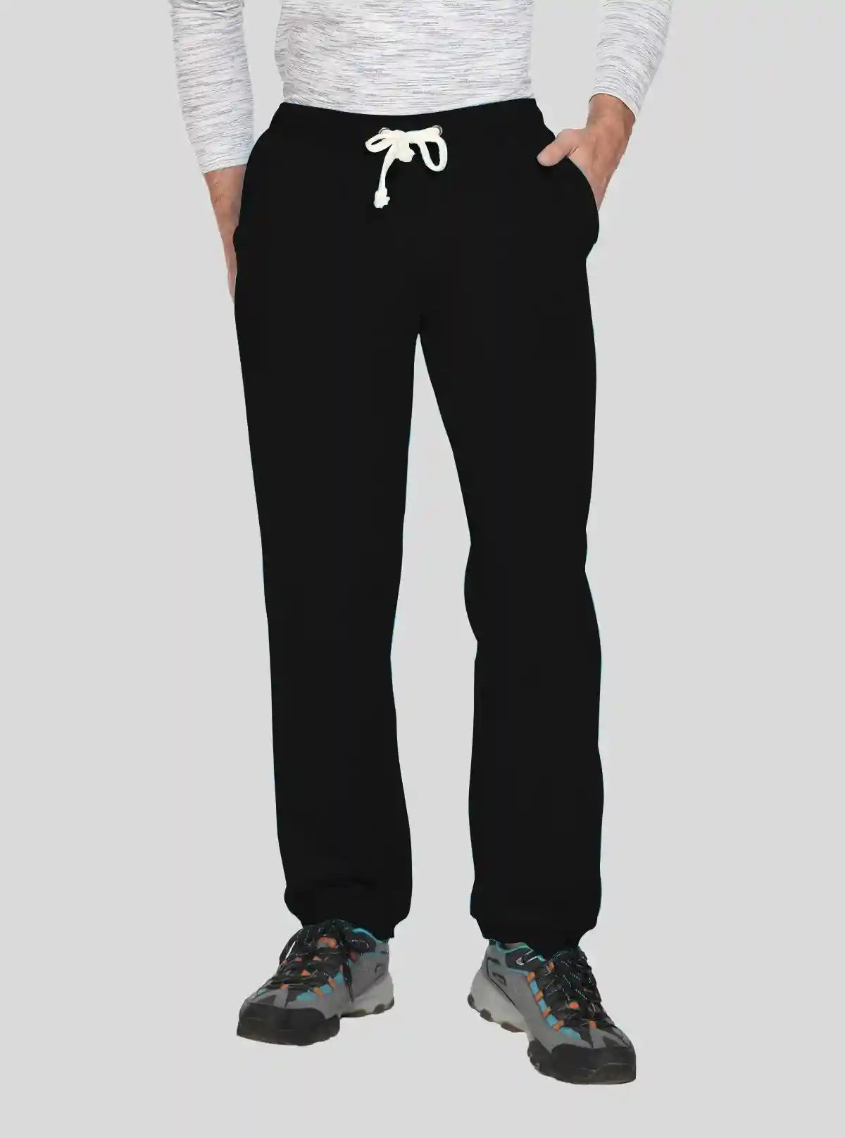 Men’s Black Fleece Joggers – Ultra-Soft Warmth with Sleek Style | Buy Online at  Boer and Fitch
