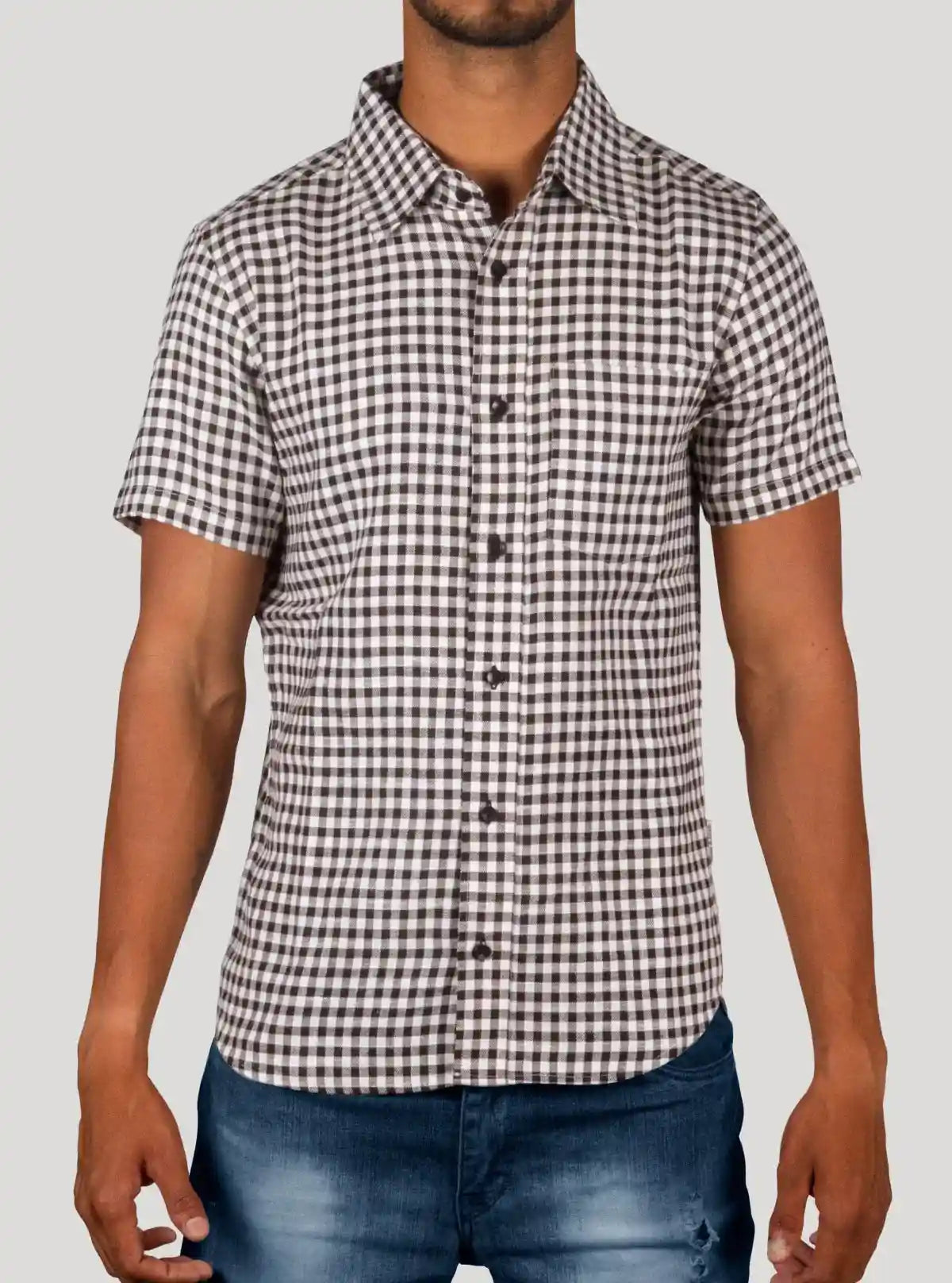 Smart Check Half Sleeve Shirt  – Boer and Fitch | Buy Online at  Boer and Fitch