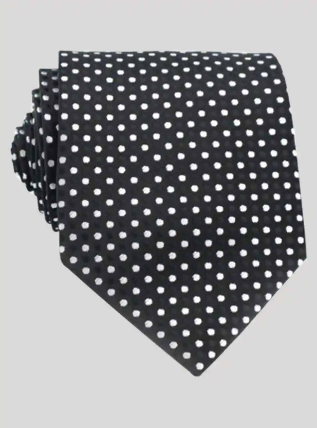 Men’s Black Dotted Tie – Timeless Formalwear by Boer and Fitch | Buy Online at  Boer and Fitch