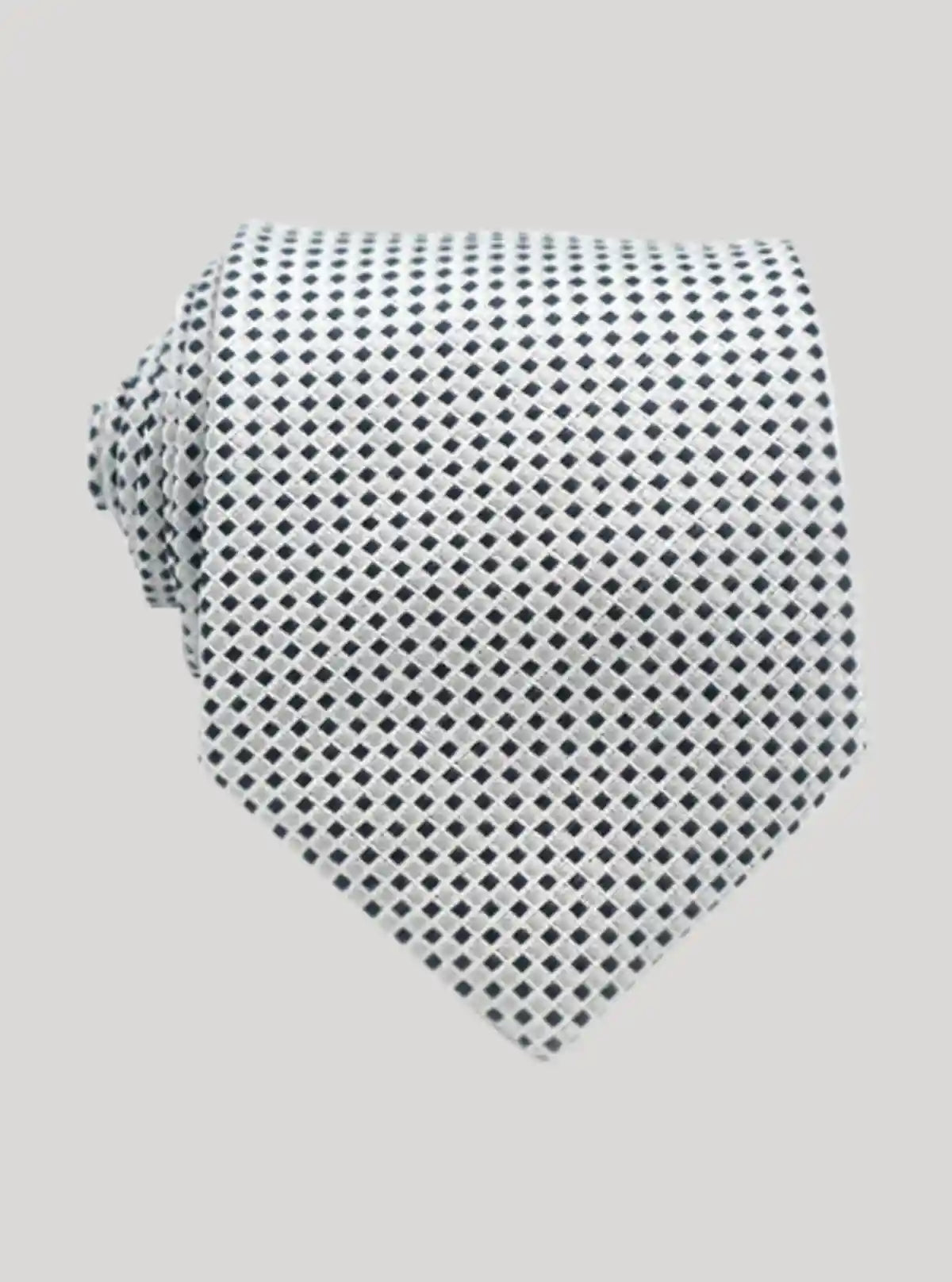 Men’s White Square Textured Tie – Elegant Formalwear by Boer & Fitch | Buy Online at  Boer and Fitch