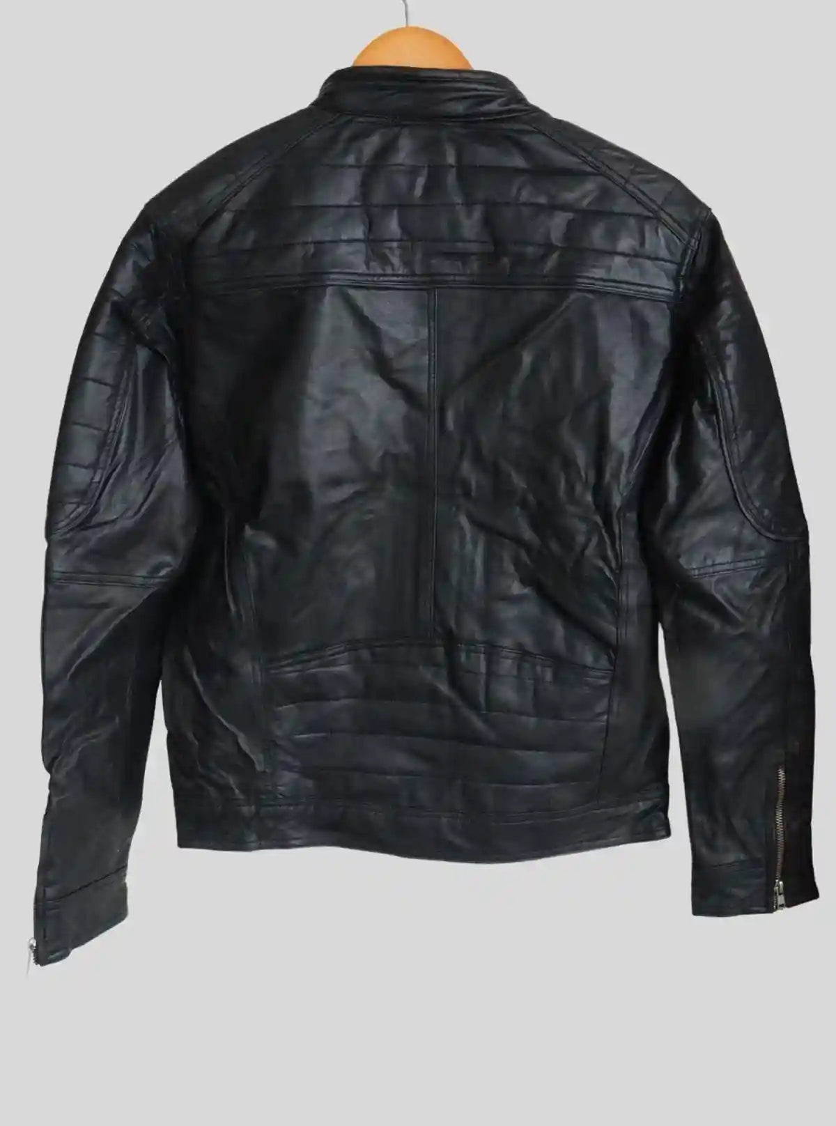 Black Leather Jacket for Men – Classic Biker & Casual Style by Boer and Fitch | Buy Online at  Boer and Fitch