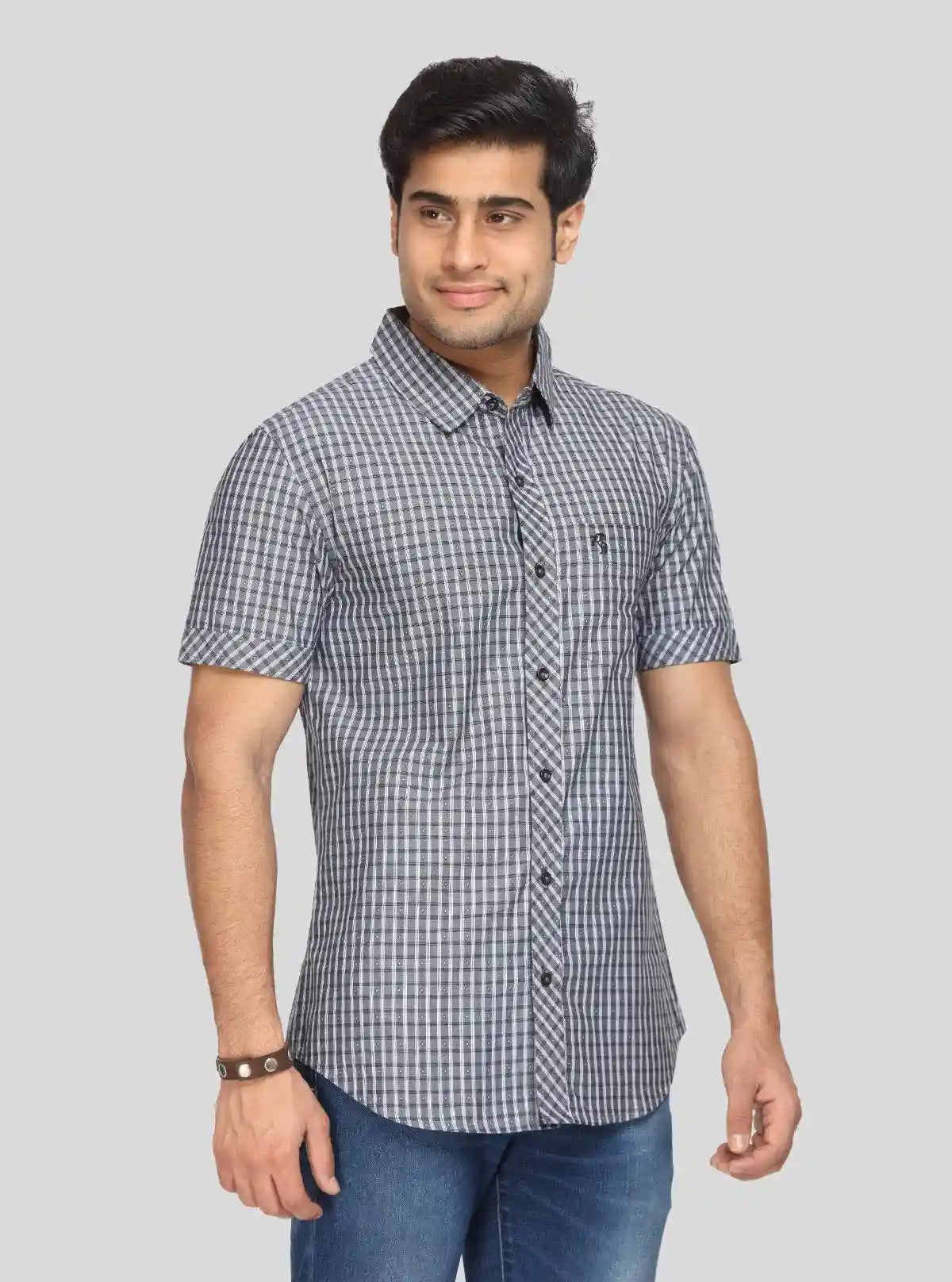 Men's Classic Black Checked Shirt – Timeless Checks for Modern Men | Buy Online at gep32c-qs.myshopify.com