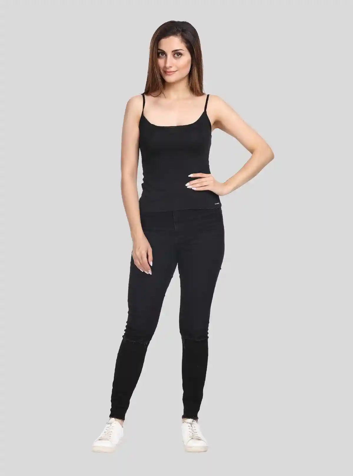Women’s Solid Black Spaghetti Top – Boer and Fitch | Buy Online at gep32c-qs.myshopify.com