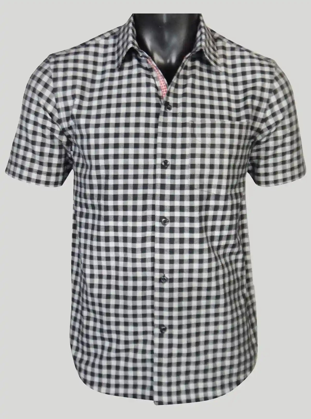 Black Checked Regular Fit Half Sleeve Shirt for Men – Casual Style by Boer and Fitch | Buy Online at  Boer and Fitch