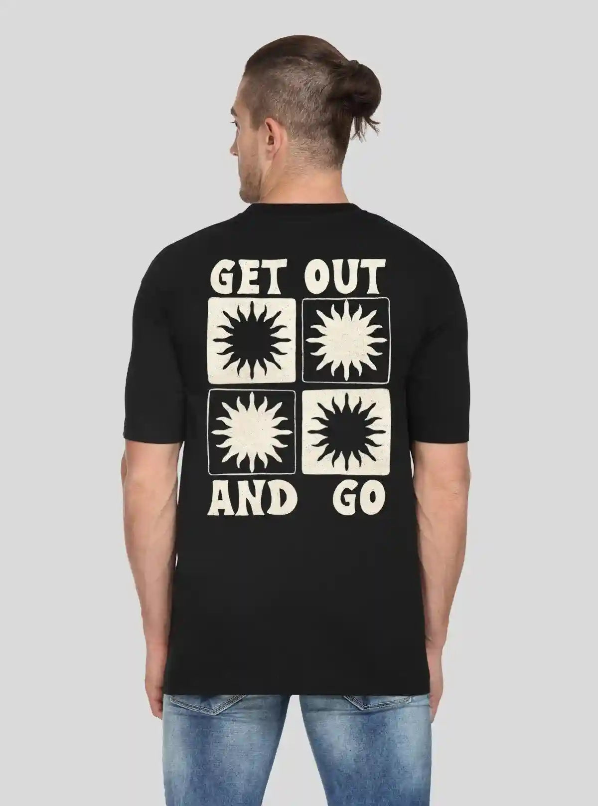 Men's Black In-Out Print T-Shirt – Bold Tribute & Comfort Wear | Buy Online at  Boer and Fitch