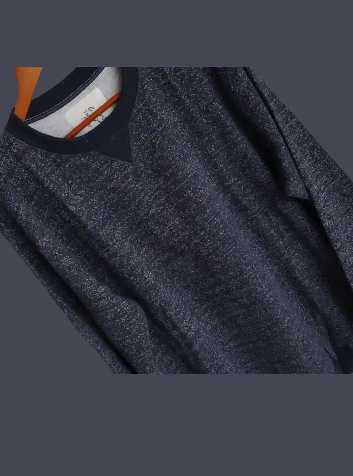 Blue Distress Melange Sweatshirt for Men – Casual Comfort by Boer and Fitch | Buy Online at  Boer and Fitch