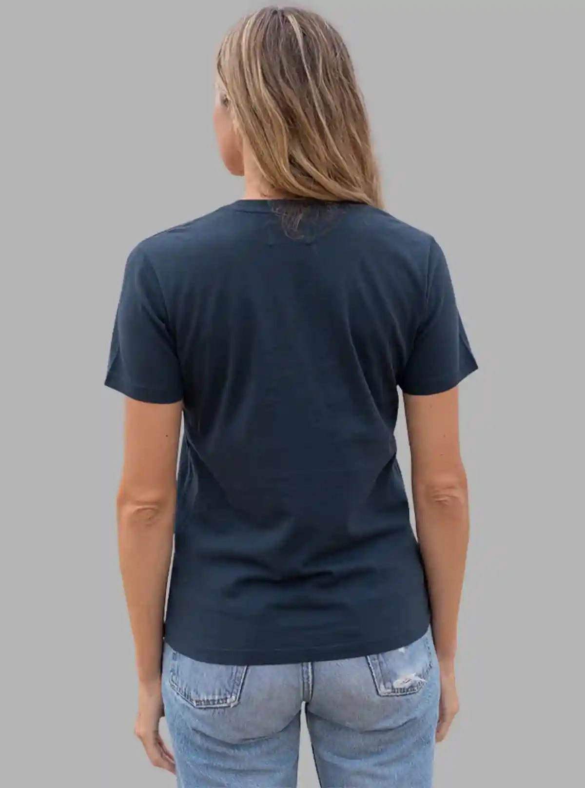 Women’s Marine V-Neck Short Sleeve Cotton Jersey T-Shirt by Boer and Fitch | Buy Online at  Boer and Fitch