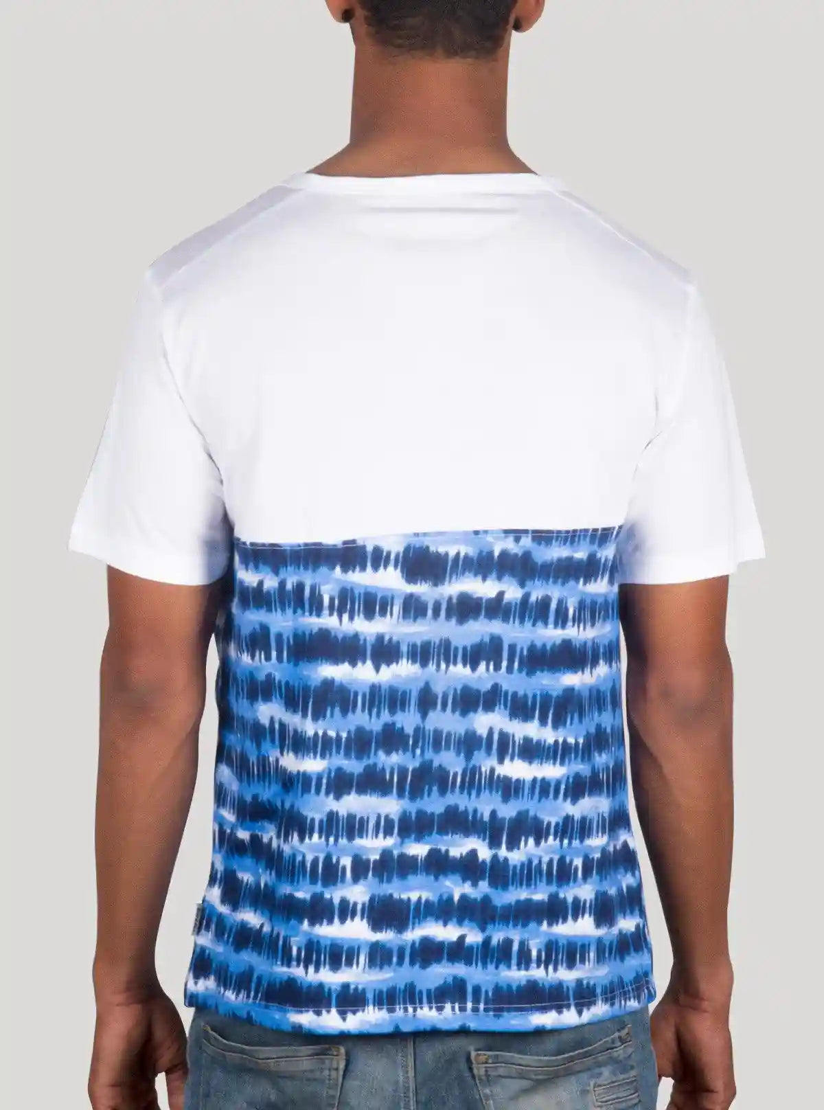 Blue Graphic Split Neck T-Shirt for Men – Stylish Casual Tee by Boer and Fitch | Buy Online at  Boer and Fitch