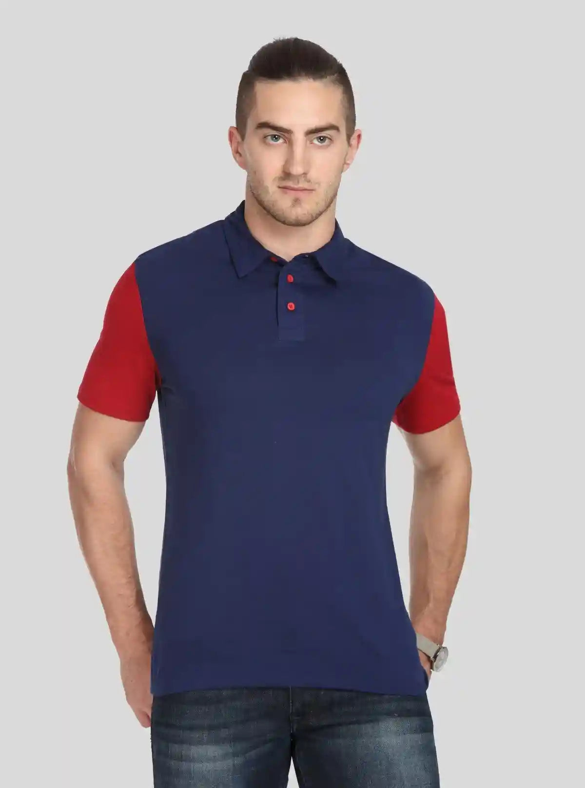 Men’s Classic Blue Polo T-Shirt – Timeless Elegance in Everyday Wear | Buy Online at  Boer and Fitch
