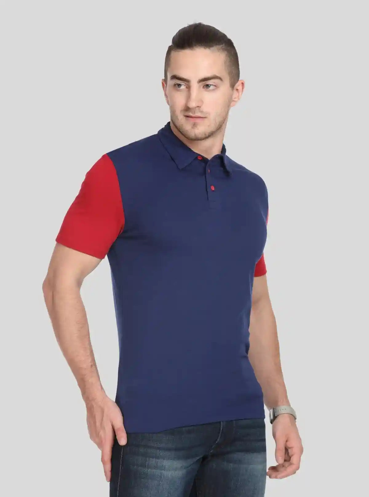 Men’s Classic Blue Polo T-Shirt – Timeless Elegance in Everyday Wear | Buy Online at  Boer and Fitch