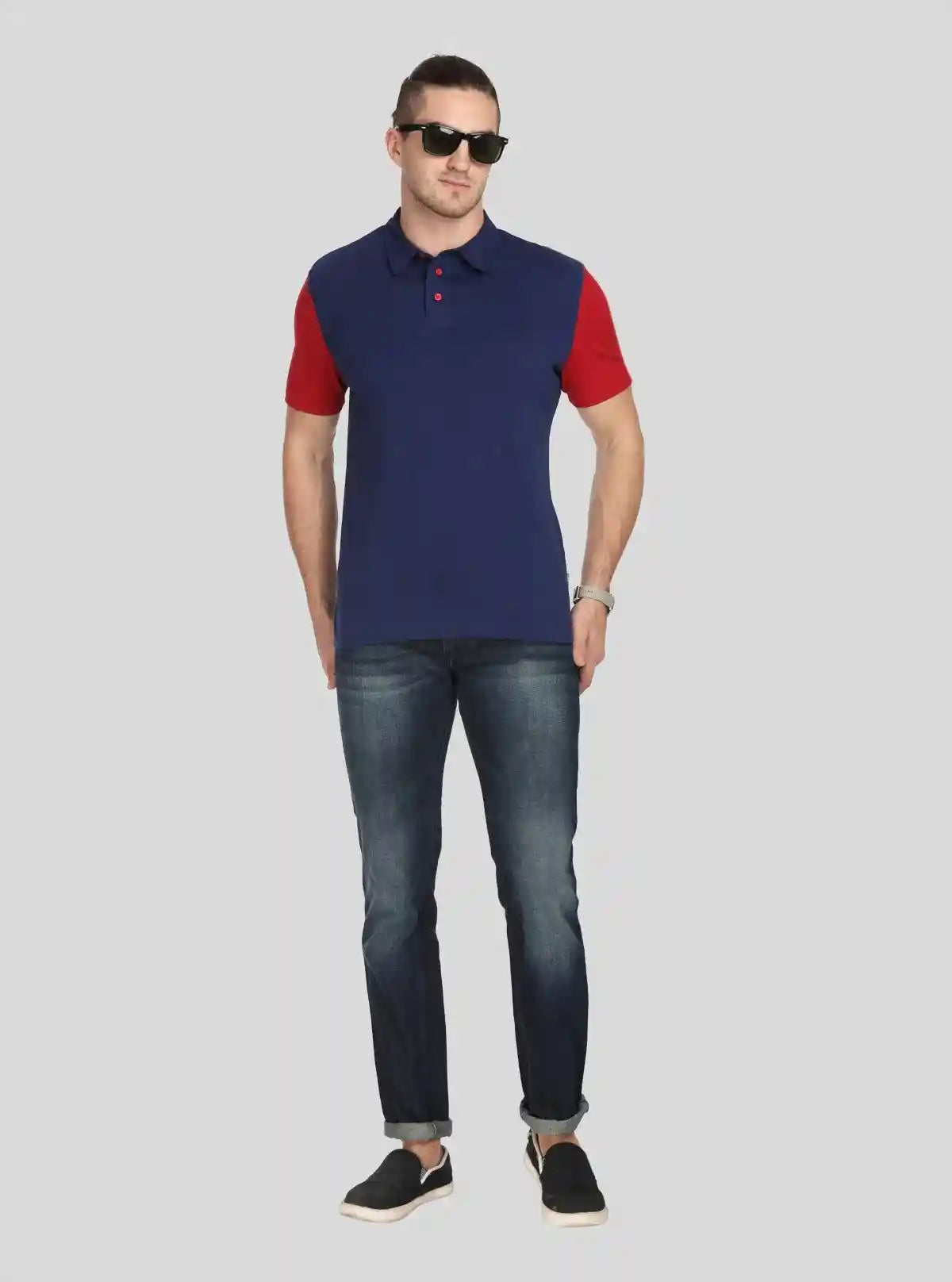 Men’s Classic Blue Polo T-Shirt – Timeless Elegance in Everyday Wear | Buy Online at  Boer and Fitch