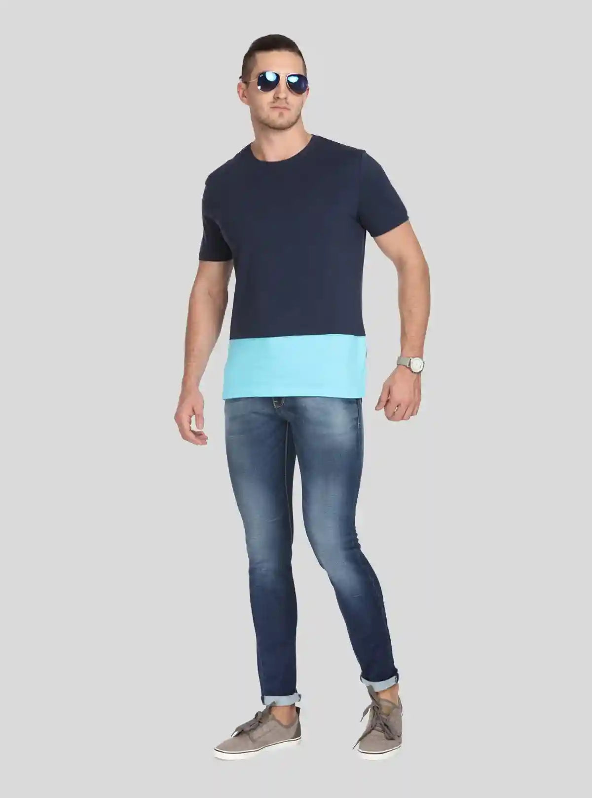 Men's Navy Classic Fit T-Shirt – Timeless Style & Everyday Comfort | Buy Online at  Boer and Fitch