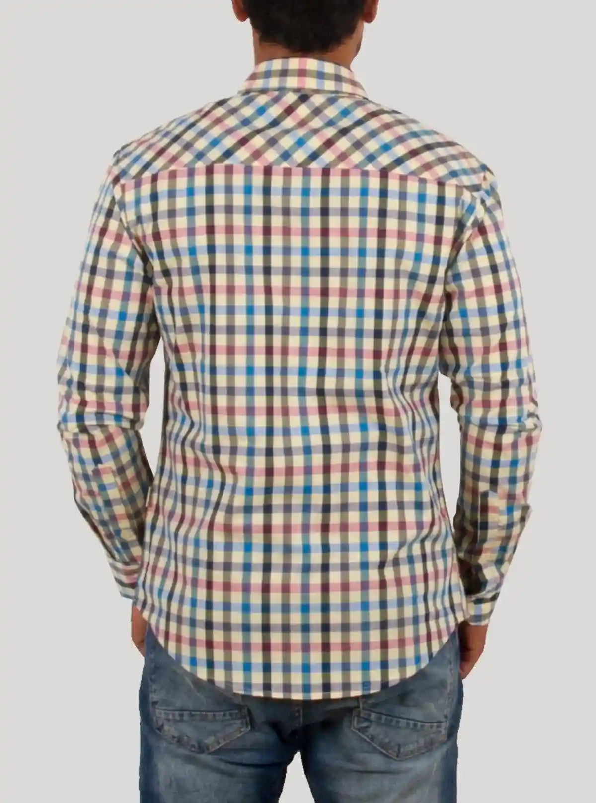 Multi-Color Checked Slim Fit Shirt for Men – Boer and Fitch | Buy Online at  Boer and Fitch