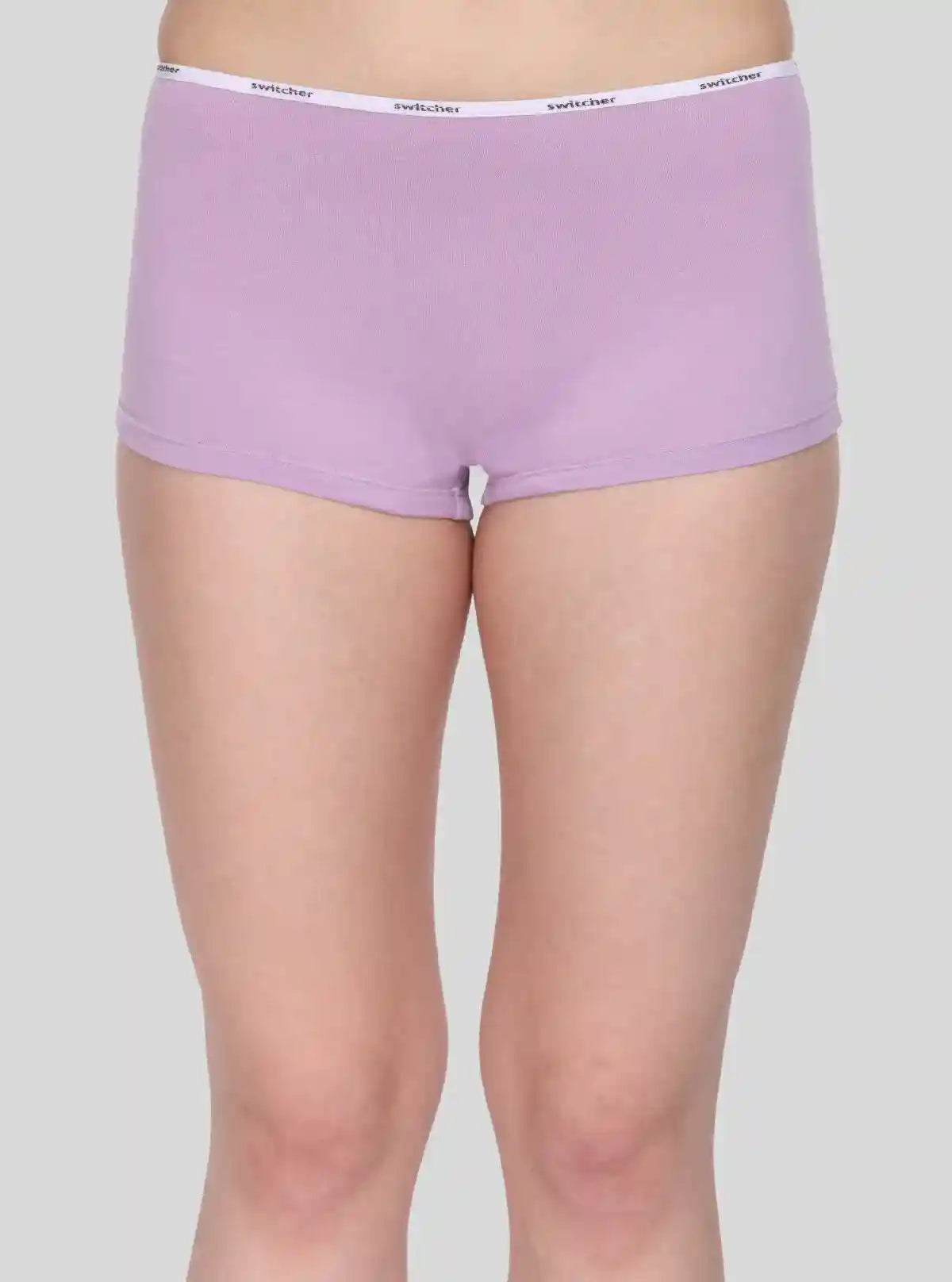 Women’s Lavender Solid Hipster Brief in Cotton Elastane Jersey – Soft, Stretchable & Stylish | Buy Online at  Boer and Fitch