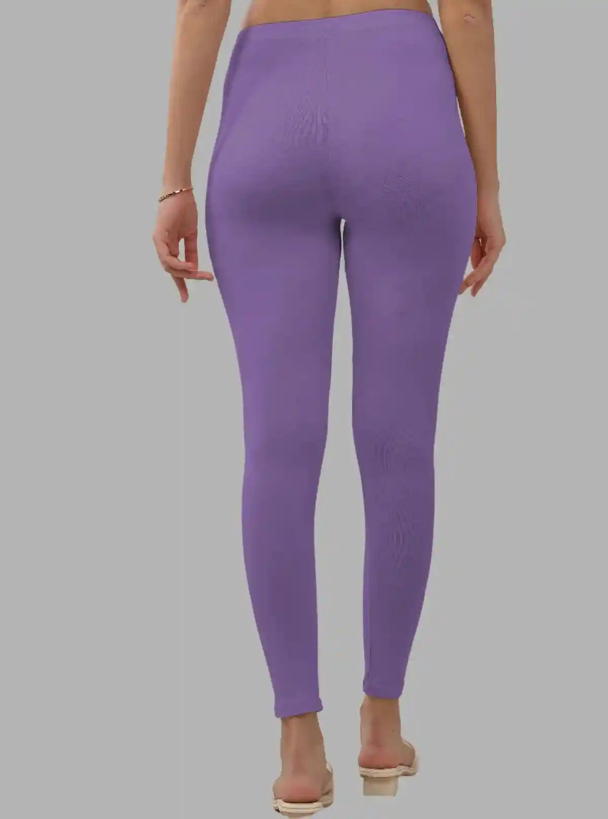 Women's Lilac Ankle Legging – Cotton Elastane Feather-Touch Jersey by Boer & Fitch | Buy Online at  Boer and Fitch