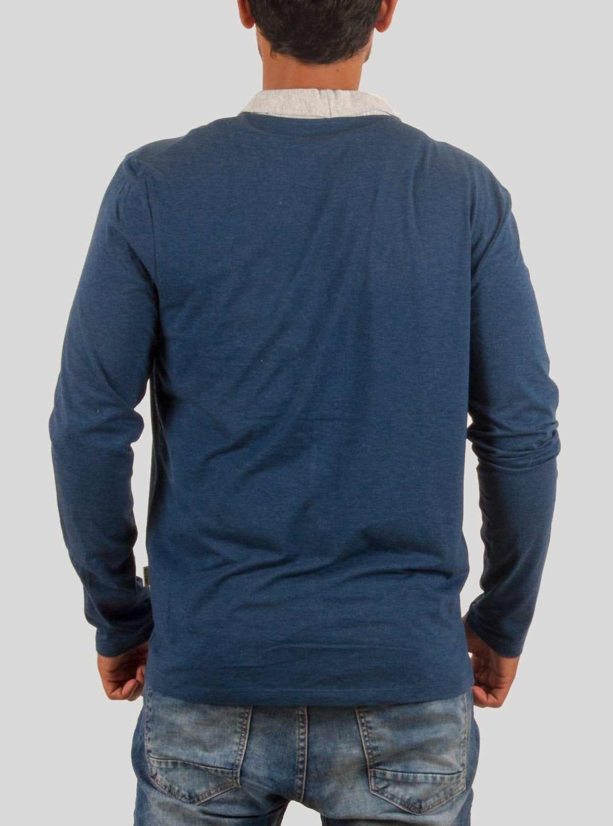 Blue Shawl Collar Cardigan with Inner Vest – Boer and Fitch - Boer and Fitch