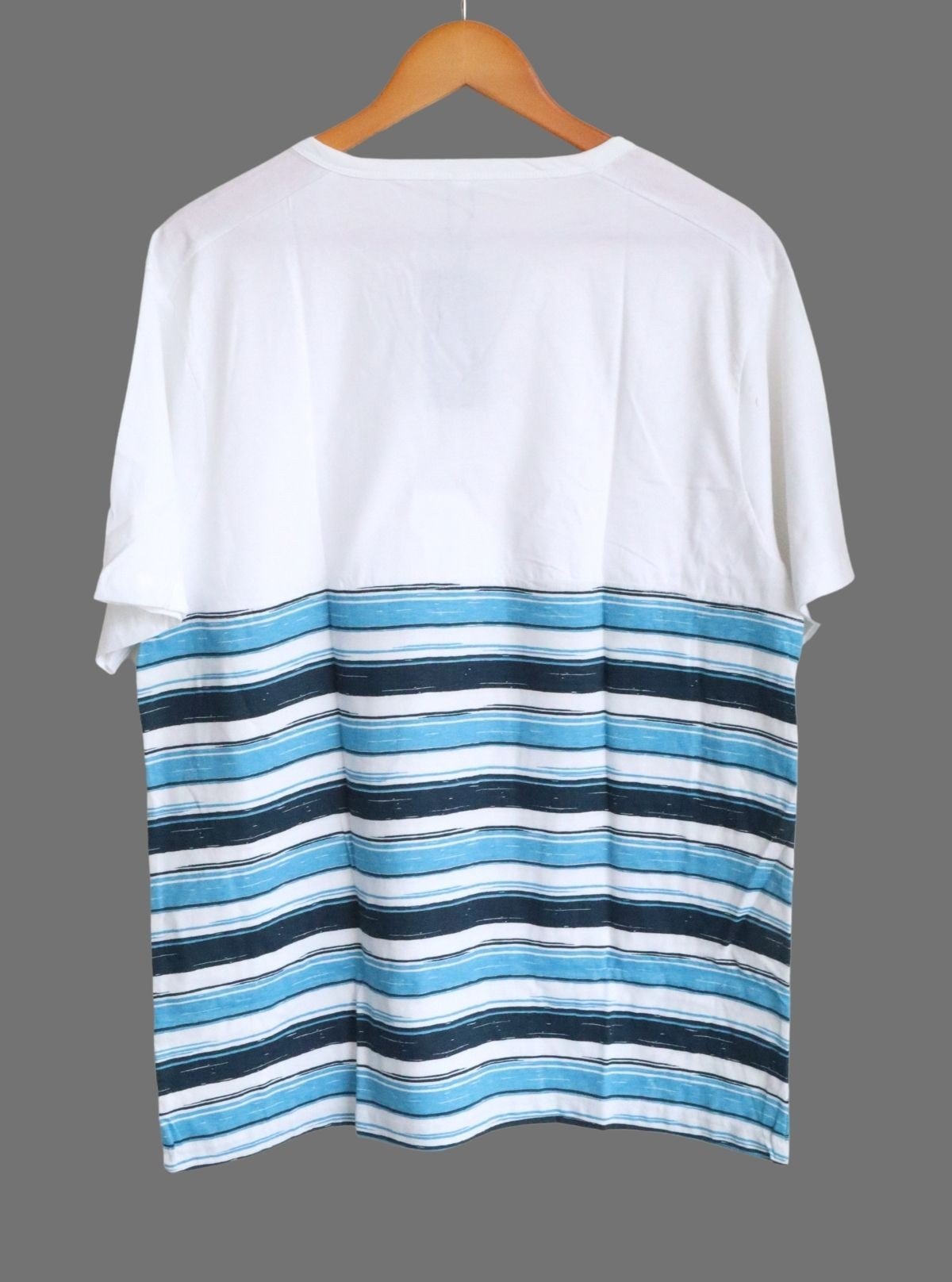 Blue Stripe V - Neck T-Shirt for Men – Casual Style by Boer and Fitch - Boer and Fitch