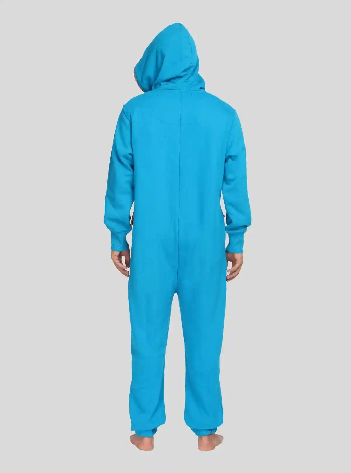 Men’s Blue Hooded Jumpsuit – Effortless Style with All-Day Comfort | Buy Online at  Boer and Fitch