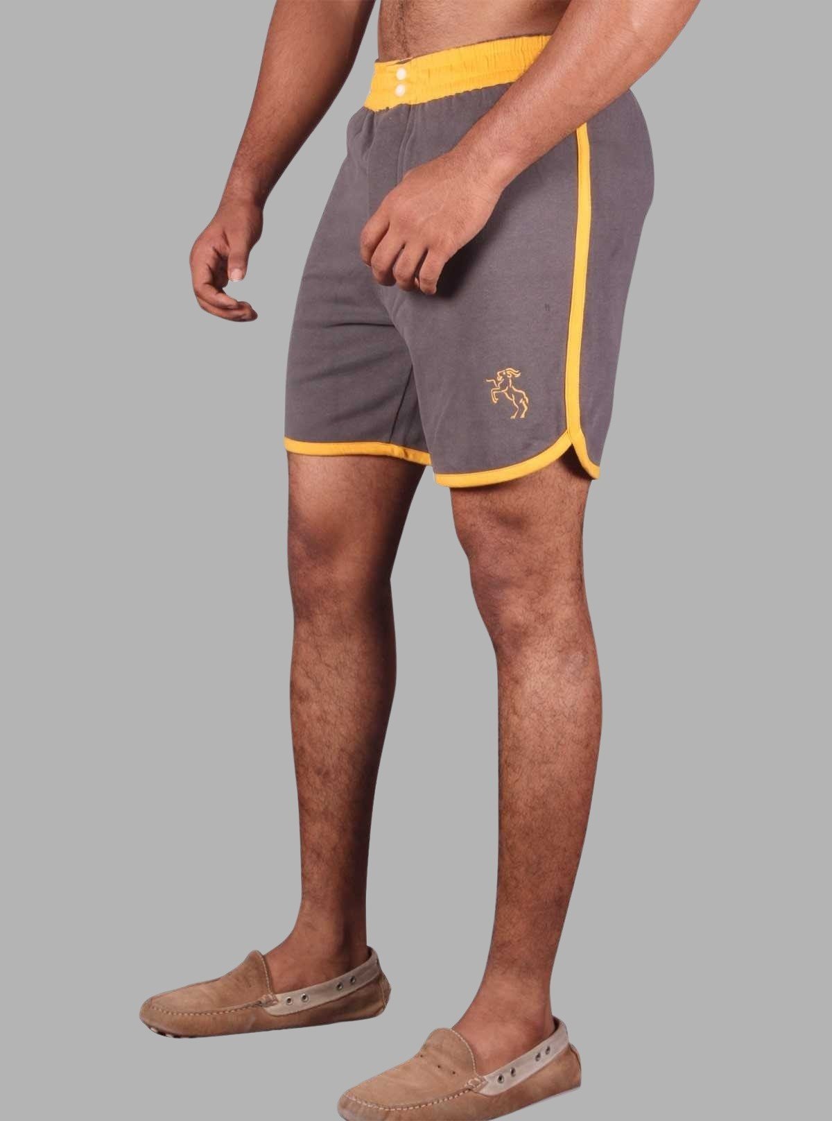 Brown Fleece Shorts for Men – Casual Comfort Wear by Boer and Fitch - Boer and Fitch
